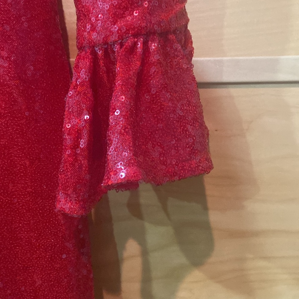 Red sequin dress - Picture 5 of 6